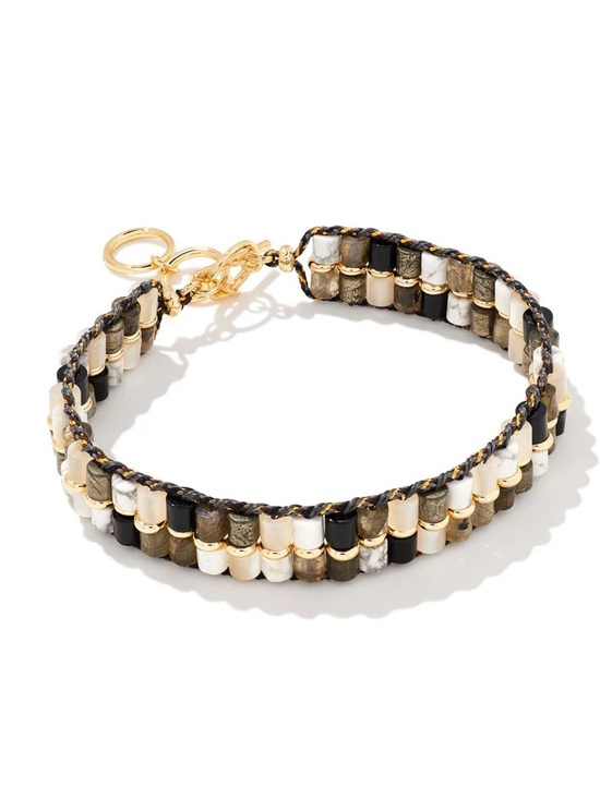 Kendra Scott Jewelry - NWT KENDRA SCOTT BREE GOLD BEADED BRACELET
IN NEUTRAL MIX